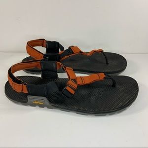 Bedrock Sandals Cairn 3D Adventure Sandals Sz M/12 W/13 Copper/Black Vibram